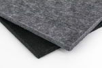 Wool Felt, two squares, gray