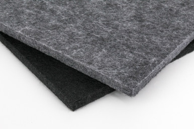 Wool Felt, two squares, gray