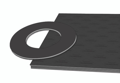 Klingersil® C-4300, High Pressure, black, sheets with a cut gasket