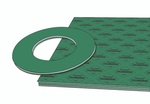 Klingersil® C-4401, Universal, green, sheets with a cut gasket