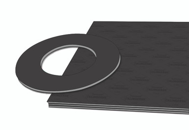 Klingersil® C-4500, Premium Grade High-Pressure, black, sheets with a cut gasket