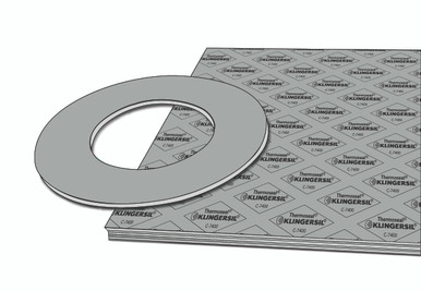 Klingersil® C-7400, Dielectric Strength, silver, sheets with a cut gasket