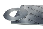 KLINGER® Graphite Laminate PSM, silver, sheets with cut gasket