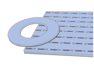 Klinger® tc-1003, blue, sheets with gasket