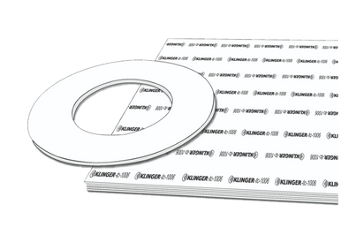 Klinger® tc-1006, white, sheets with a cut gasket