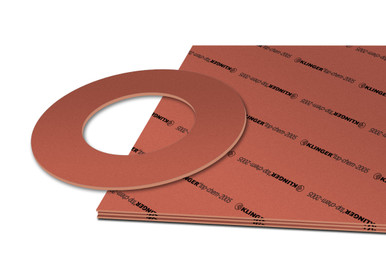 KLINGER® top-chem 2005, red, sheets with cut gasket