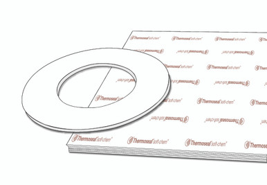 KLINGER soft-chem®, white, sheets with cut gasket