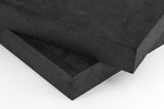 Two black squares of EVA 4.0#, overlapping