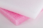 Anti Static Pink Extruded Polyethylene Foam, and White Static Pink Extruded Polyethylene Foam