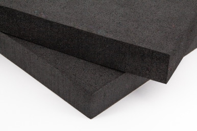 Two squares, black, Neoprene-Based
