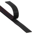 Dual lock recloseable fastener, black,  strip