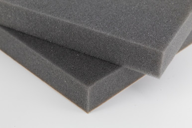 Polyester Foam, two squares, gray