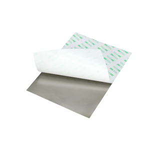 Sheet of EMI Absorber unpeeling