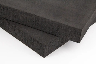 Two back squares of Neoprene/EPDM/SBR, Blend foam, overlapping
